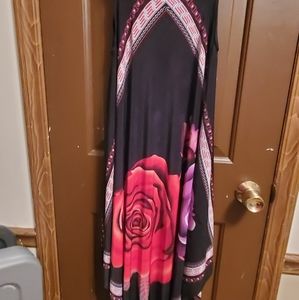 Free flowing sleeveless summer dress